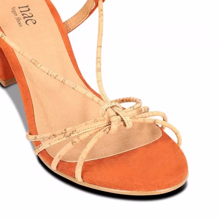 Holly Orange de Nae : Chaussures habillées femme à talon – Exprimez votre Féminité Éco-responsable – Image 5