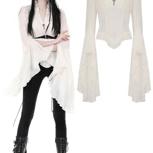 Steampunk big sleeves top