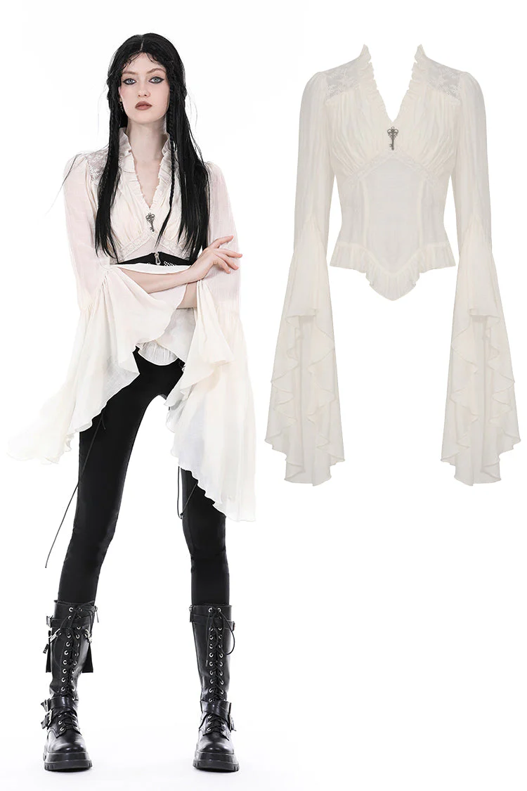 Steampunk big sleeves top – Image 2