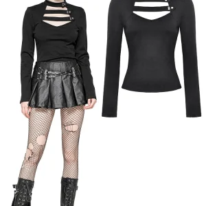Minimalist Punk Versatile Top