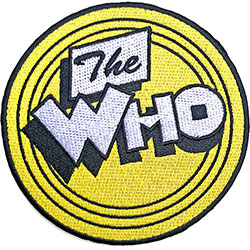 The Who Standard Woven Patch: Yellow Circle WHOPAT09