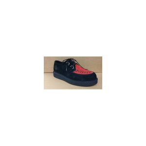 Haley Black Suede/Red Suede
