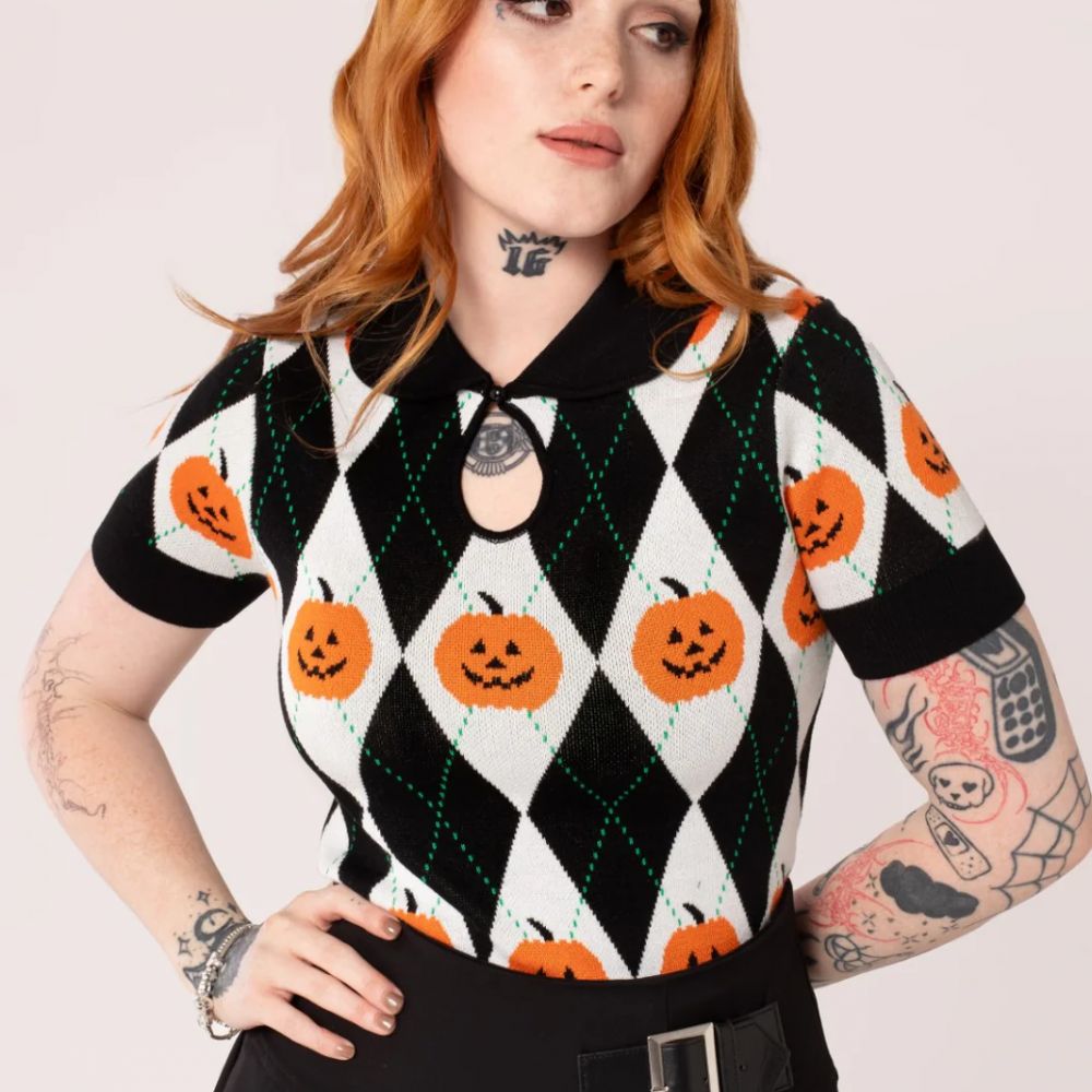 H60321 Pumpkin head top – Image 2