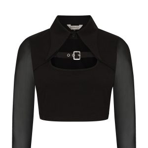 TP10683 Black Fre Ja Top