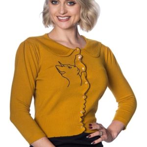 Cardigan cat Moutarde CA3215