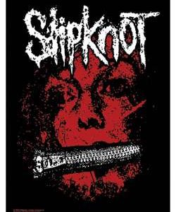 DRAPEAU SLIPKNOT ZIPPER FACE LOGO