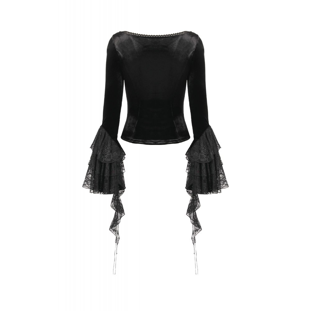 Top manche longue dentelle – Image 5