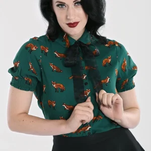 H60061 vixey blouse green