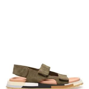 SANDALE ATELIER CUIR SUEDE KAKI