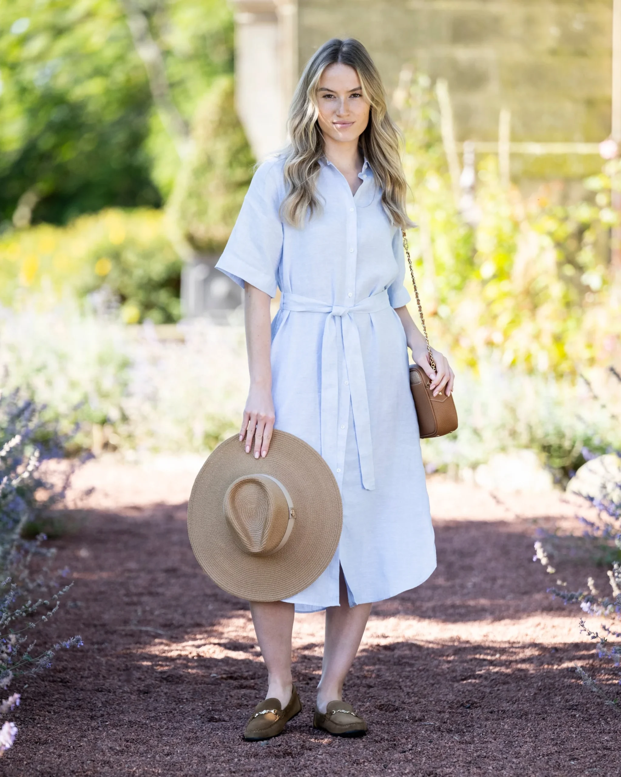Linen Shirt Dress – Image 3